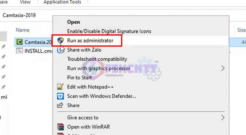 cài Camtasia 2019